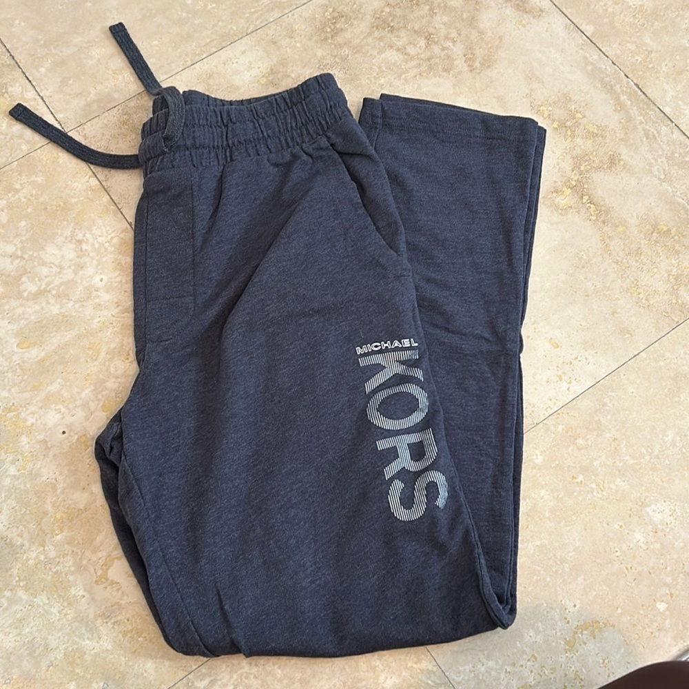 MICHAEL Michael Kors Men's Navy Blue Sweatpants